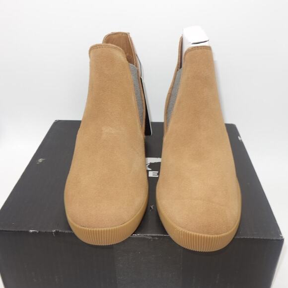 NEW Sorel Out N About Slip-On Wedge Bootie Velvet tan Brown  Women's 12 - Picture 4 of 9